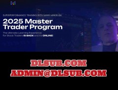 Mark Minervini - Master Trader Program 2025 course cover image showing workshop details